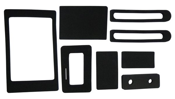 Rubber The Right Way - Heater Seal Kit - Small Block Without AC