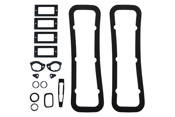 Rubber The Right Way - Paint Re-Seal Gasket Kit - Includes: Taillight, Door, Lock, Mirror, Antenna, Marker & License