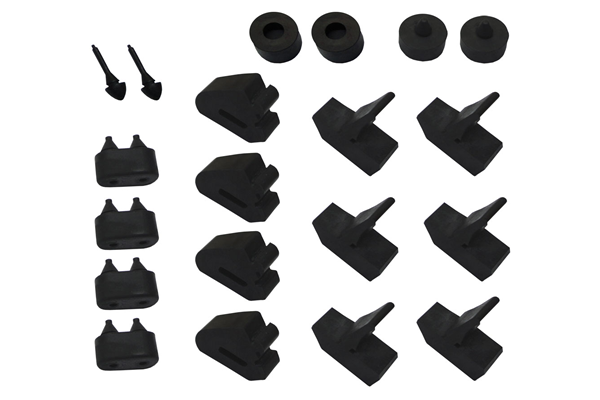 Rubber The Right Way - Rubber Bumper Kit - 20 piece - Includes: Door, Hood, Trunk & Glove Box