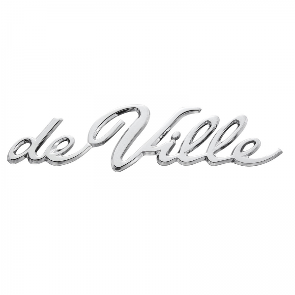 Rubber The Right Way - "de Ville" Emblem - On Rear Quarter Panel