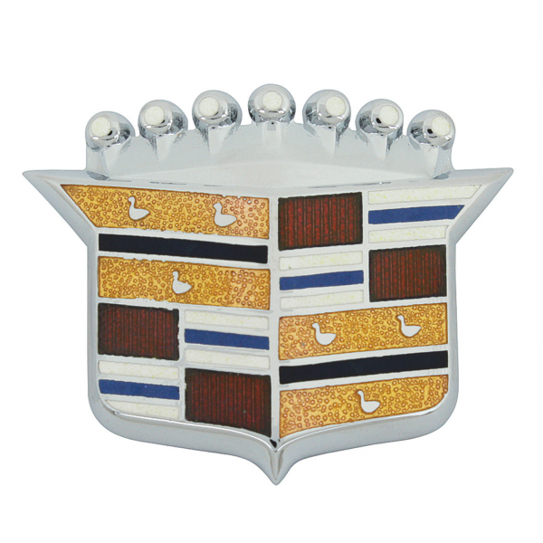 Rubber The Right Way - Cadillac Crest Emblem On Hood