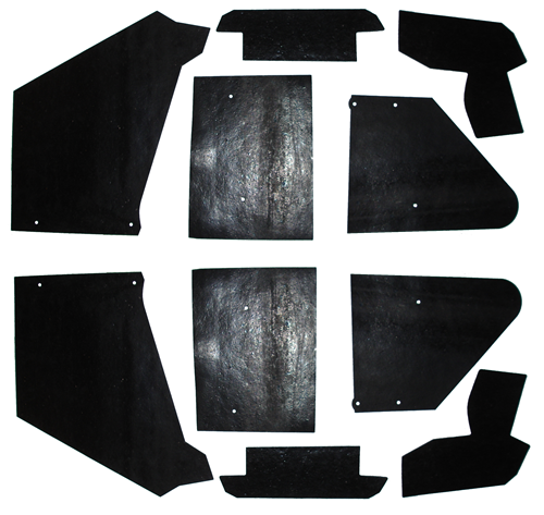 Rubber The Right Way - Splash Apron / A Arm Dust Shield Kit