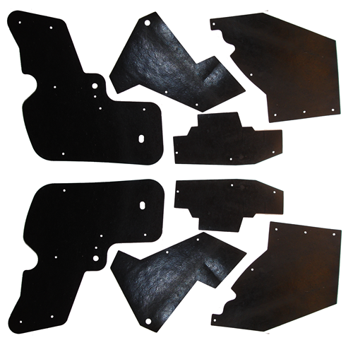 Rubber The Right Way - Splash Apron / A Arm Dust Shield Kit