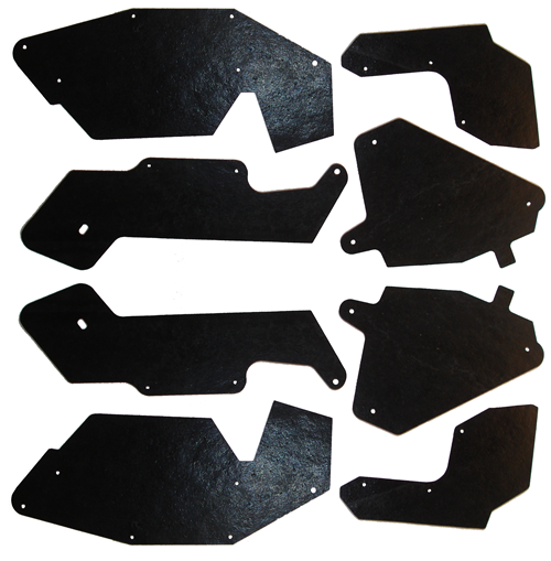 Rubber The Right Way - Splash Apron / A Arm Dust Shield Kit