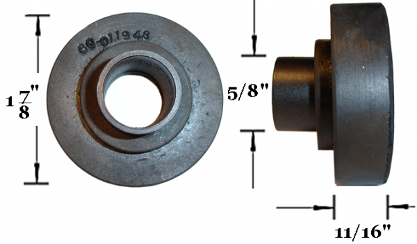 Rubber The Right Way - Body Mount - With Metal Core