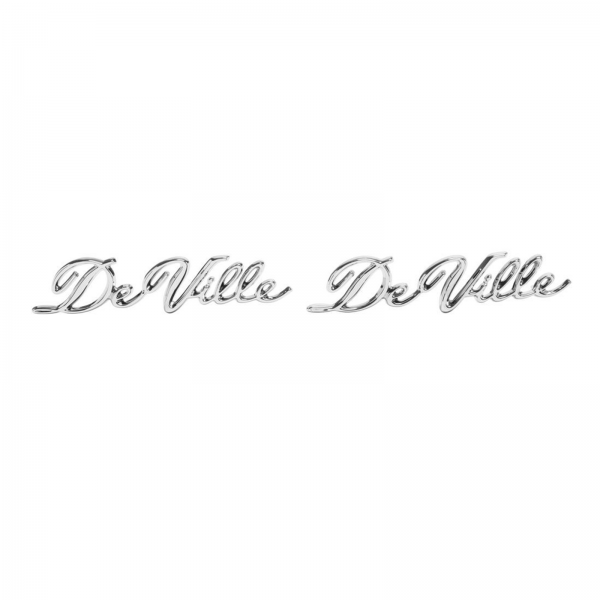 Rubber The Right Way - "DeVille" Emblem - On Rear Quarter Panel