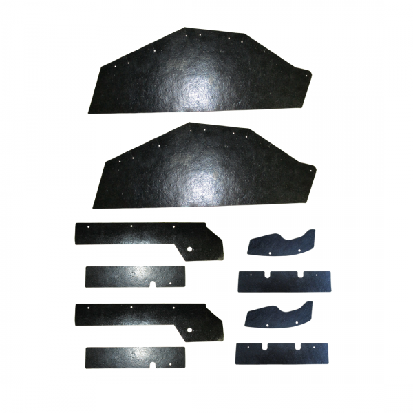 Rubber The Right Way - Front Fender Splash Apron Kit