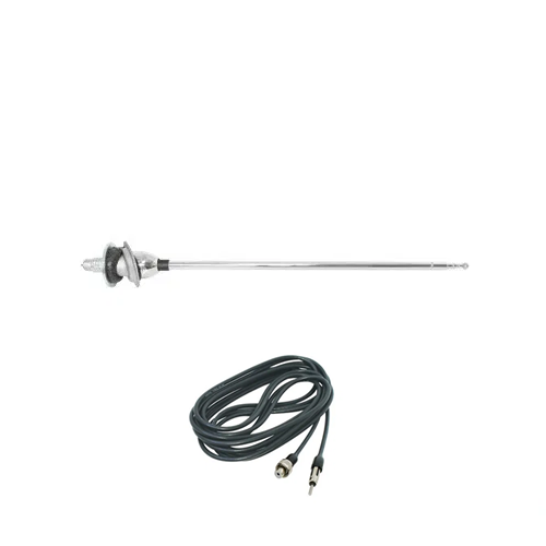 Rubber The Right Way - Radio Antenna - Rear Mount - RH With Cable