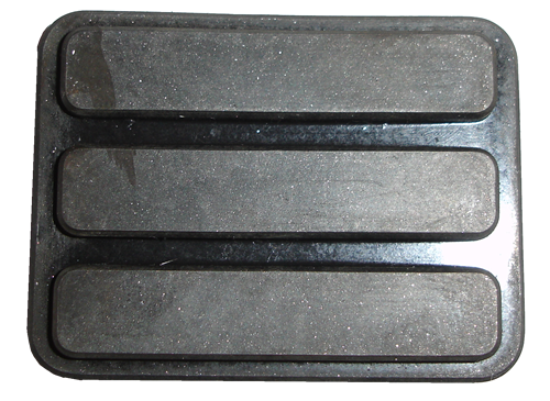 Rubber The Right Way - Parking Brake Locking Pedal Pad