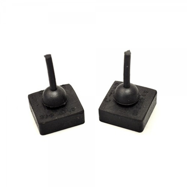 Rubber The Right Way - Lower Window Stop Bumper - 7/8" Square X 5/16" Thick