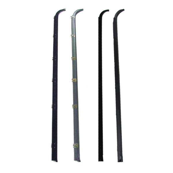 Rubber The Right Way - Beltline Weatherstrip - Complete 4 Piece Kit - Pre-Cut & Formed As Original