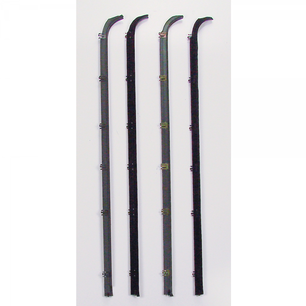Rubber The Right Way - Beltline Weatherstrip - Complete 4 Piece Kit - Pre-Cut & Formed As Original