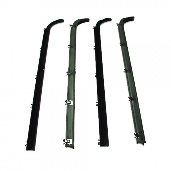 Rubber The Right Way - Beltline Weatherstrip - Complete 4 Piece Kit - Pre-Cut & Formed As Original