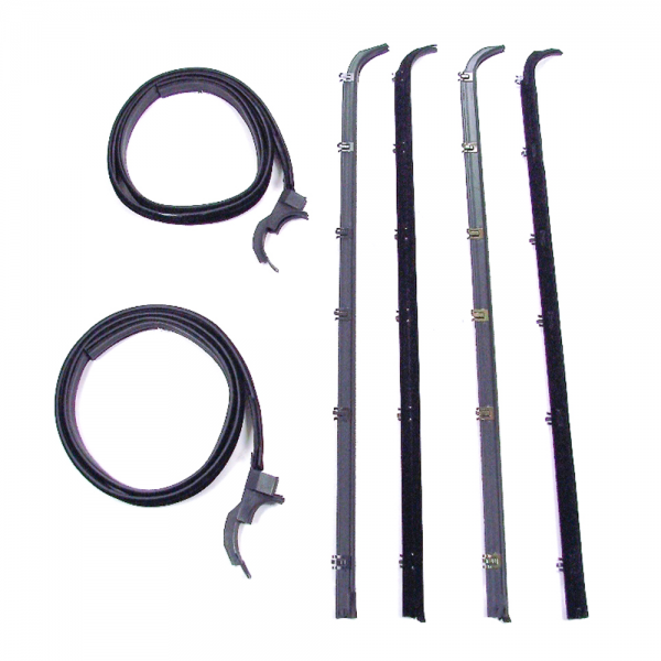 Rubber The Right Way - Window Beltline & Window Run Channel Kit - 6 pc.