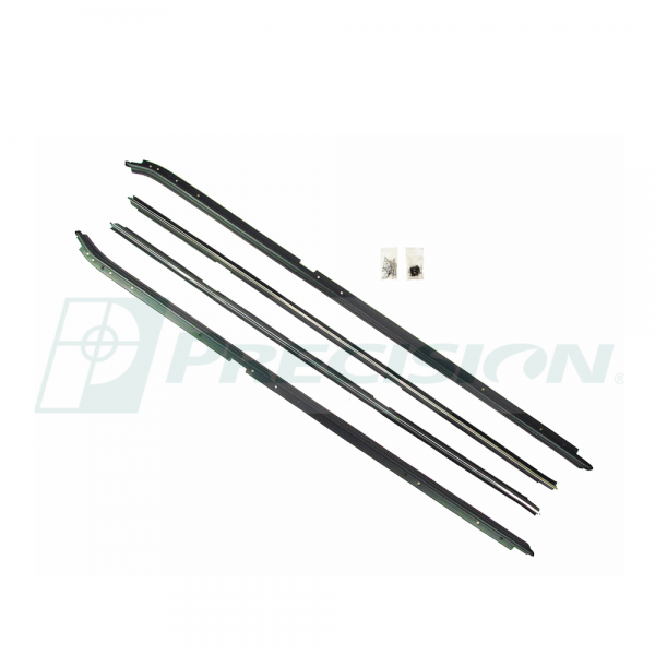 Rubber The Right Way - Beltline Weatherstrip - Also Called Window Sweeps, Felts Or Fuzzies - Complete Kit