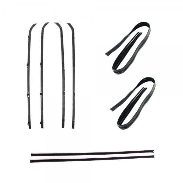 Rubber The Right Way - Deluxe Window Beltline & Channel Kit - Chrome Bead