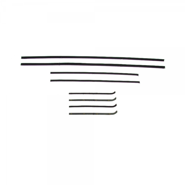 Rubber The Right Way - Deluxe Window Beltline & Channel Kit - For Models Without Metal Framed Glass