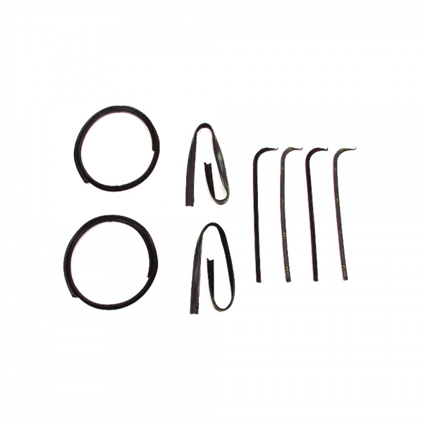 Rubber The Right Way - Deluxe Window Beltline & Channel Kit - Black Bead