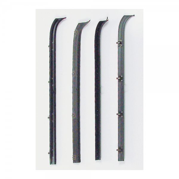 Rubber The Right Way - Window Beltline Weatherstrip Kit - Rear Door - 4 Pc.
