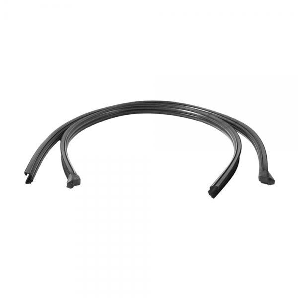 Rubber The Right Way - Flocked Division Channel Seal With Bumper