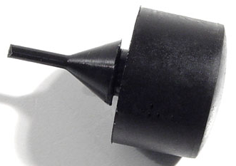 Rubber The Right Way - Rubber Stem Bumper - 1/4" Sheet Metal Hole - 1/2"  Diameter Head - 3/8" Head Height