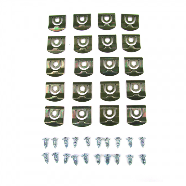 Rubber The Right Way - Rear Window Molding Clip Kit