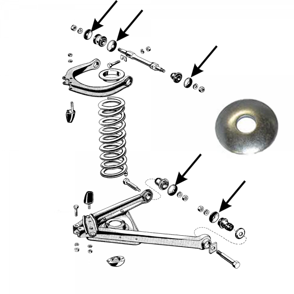 Rubber The Right Way - A Arm Washer Kit - 10 pc.