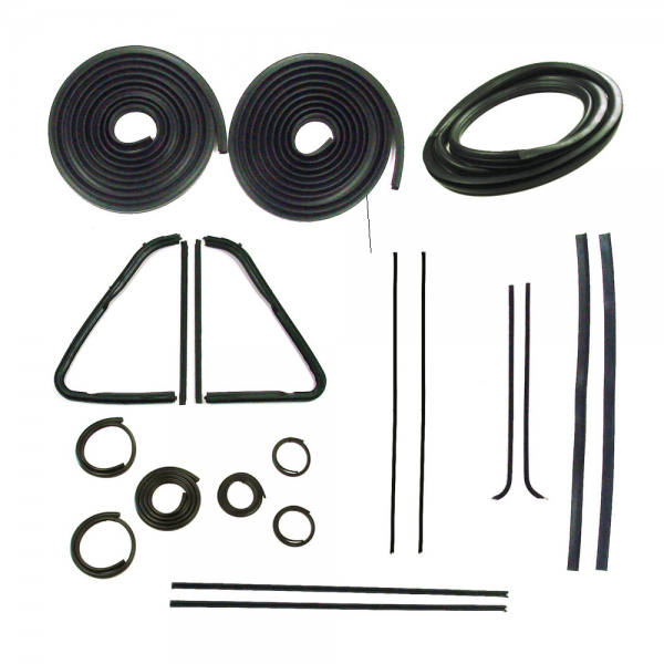 Rubber The Right Way - Master Weatherstrip Kit - Without Chrome Windshield Trim