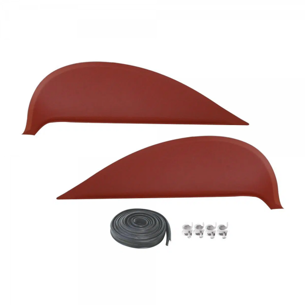 Rubber The Right Way - Fender Skirt Kit - Includes Skirts,  Hardware & Seals