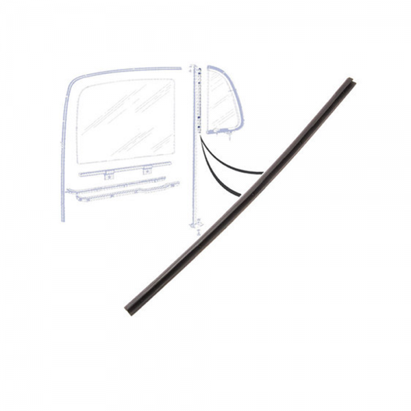 Rubber The Right Way - Back Edge of Vent Window Seal