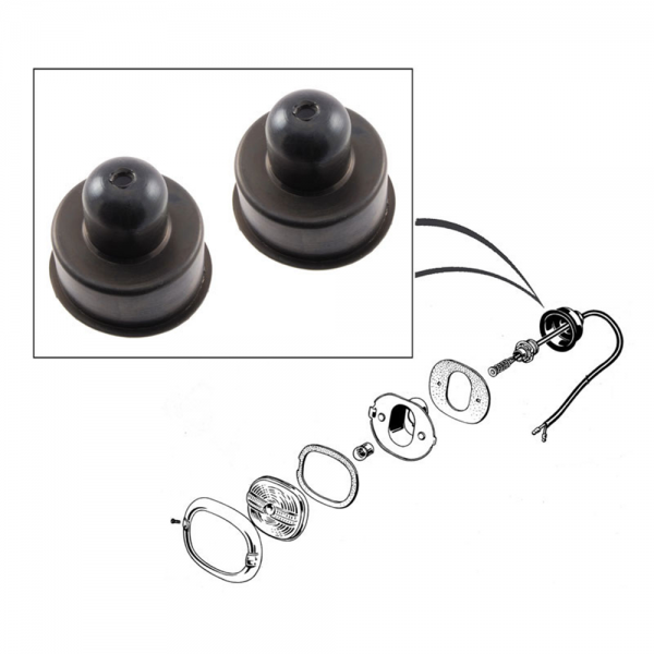 Rubber The Right Way - Parking Light Socket Rubber Boot