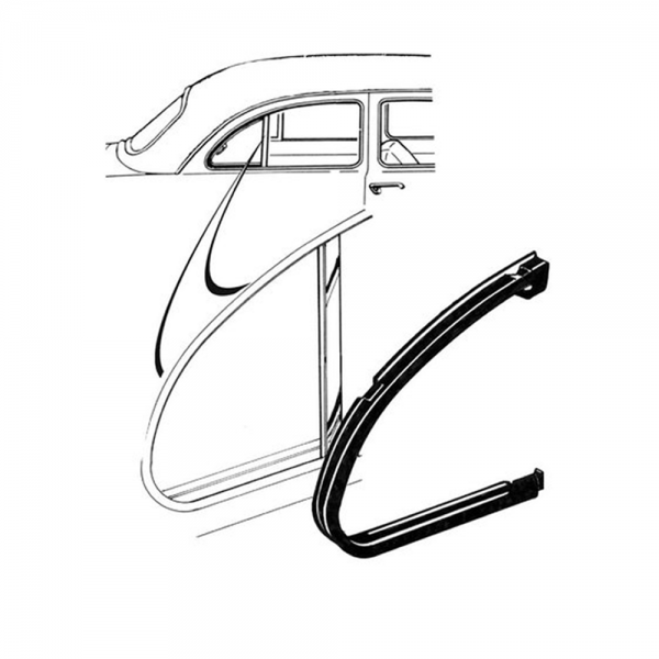 Rubber The Right Way - Rear Vent Window Seal