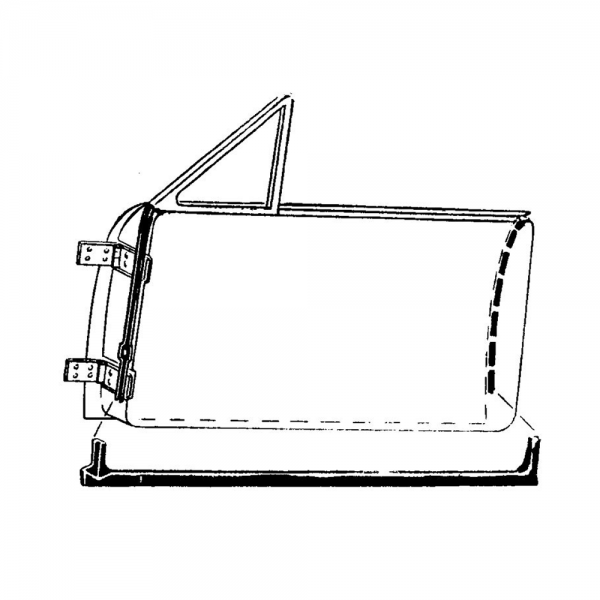 Rubber The Right Way - Door Seal Kit - Front