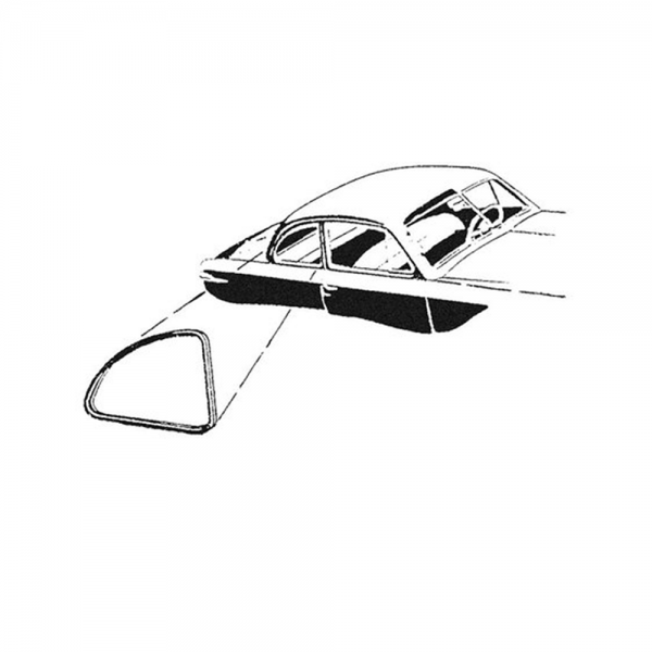 Rubber The Right Way - Quarter Window Seal - Fixed Window