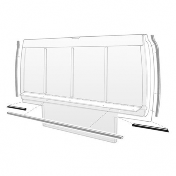 Rubber The Right Way - Outer Lower Tailgate Seal - For Wood Tailgate