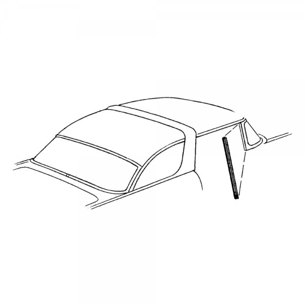 Rubber The Right Way - Windshield Post To Door Seal