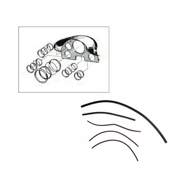 Rubber The Right Way - Instrument Cluster Lens Seal Kit