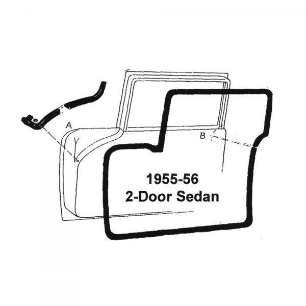 Rubber The Right Way - Door Seal Kit - Front