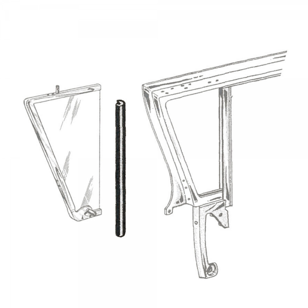 Rubber The Right Way - Back Edge Of Vent Window Seal