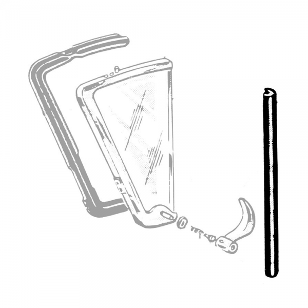 Rubber The Right Way - Back Edge Of Vent Window Seal