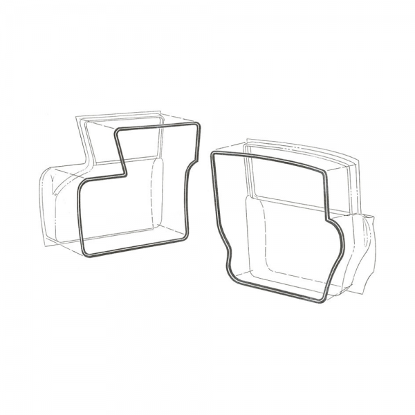 Rubber The Right Way - Door Seal Kit - Front & Rear