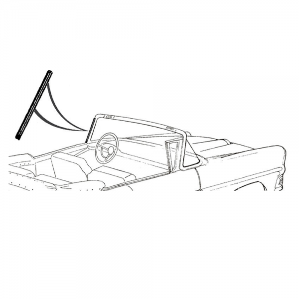 Rubber The Right Way - Windshield Post To Door Seal