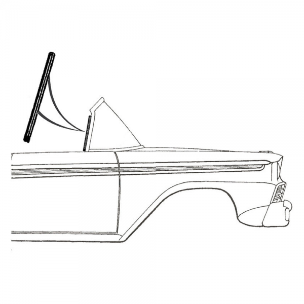 Rubber The Right Way - Windshield Post To Door Seal