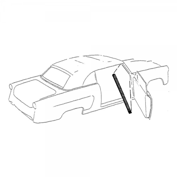Rubber The Right Way - Windshield Post To Door Seal