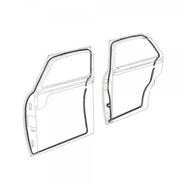 Rubber The Right Way - Door Seal Kit - Does All 4 Doors
