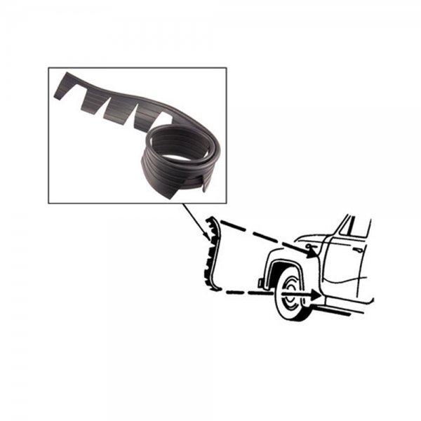 Rubber The Right Way - Back Of Fender To Cowl Seal