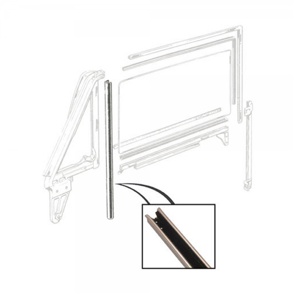 Rubber The Right Way - Front Door Division Bar Glass Run Channel