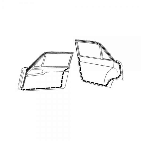 Rubber The Right Way - Door Seal Kit - Front & Rear
