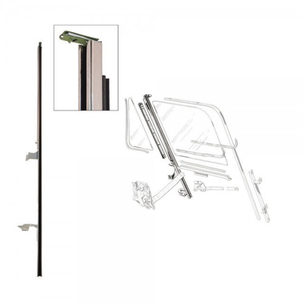 Rubber The Right Way - Vent Window Division Bar Assembly - RH