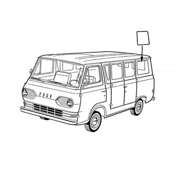 Rubber The Right Way - Rear Body Side Window Seal